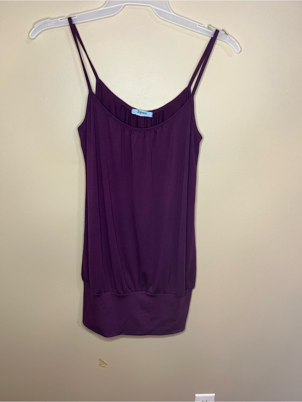 Espresso Deep Purple Sleeveless Top